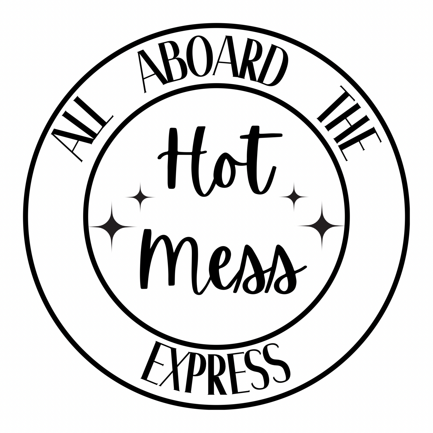 Hot Mess Express Decal