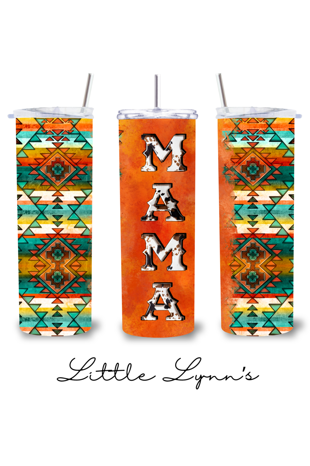 Orange Western Mama 20oz Tumbler