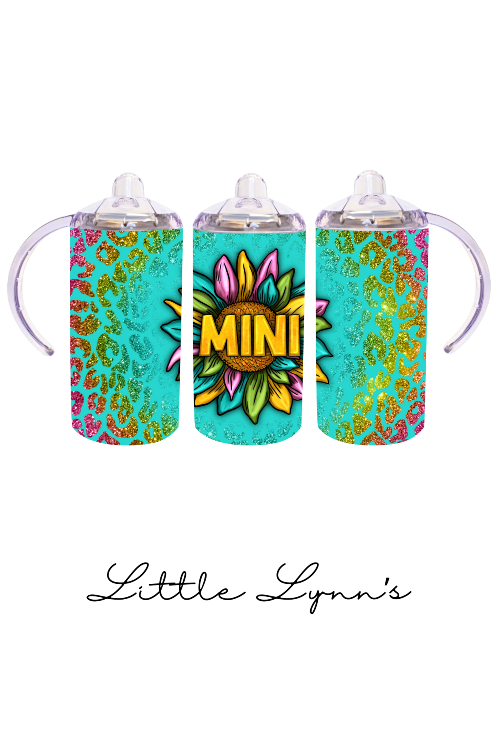 Colorful Sunflower Mini 12oz Tumbler