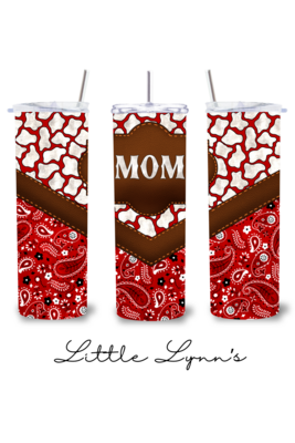 Western Paisley Mom 20oz Tumbler