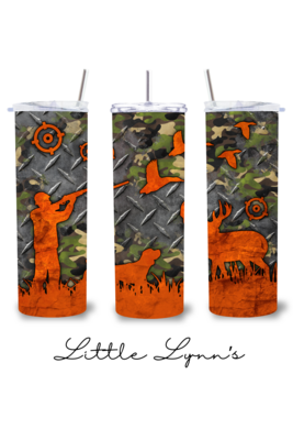 Orange Hunting 20oz Tumbler