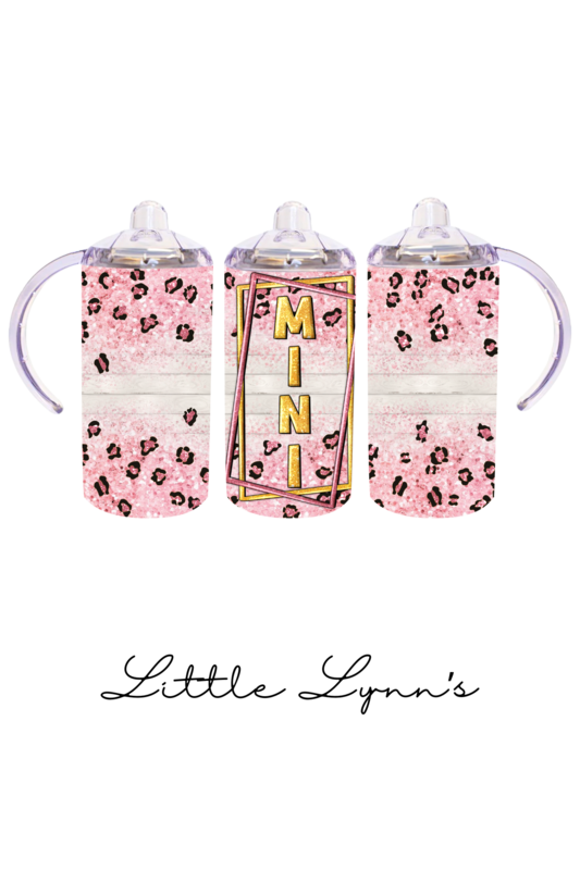 Pink Leopard Mini 12oz Tumbler