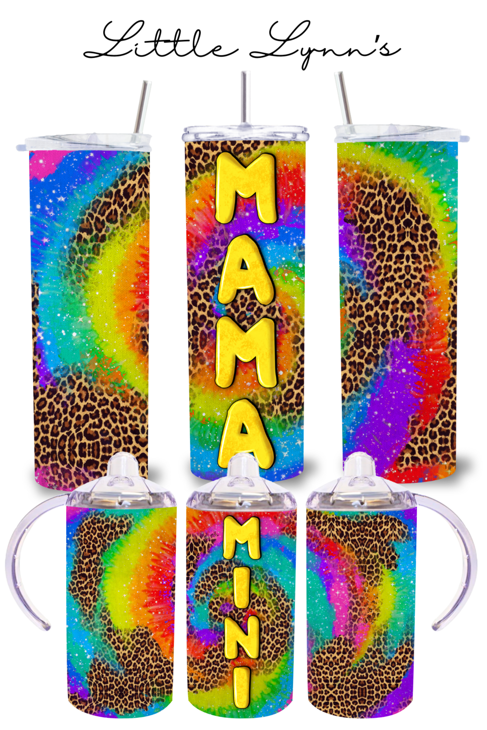 Mama &amp; Me - Tie Dye Leopard