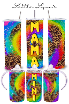 Mama &amp; Me - Tie Dye Leopard