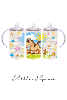 Cute Horse 12oz Tumbler