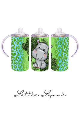 Safari Hippo 12oz Tumbler