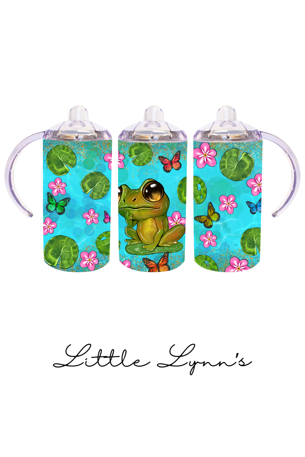 Frog &amp; Butterflies 12oz Tumbler