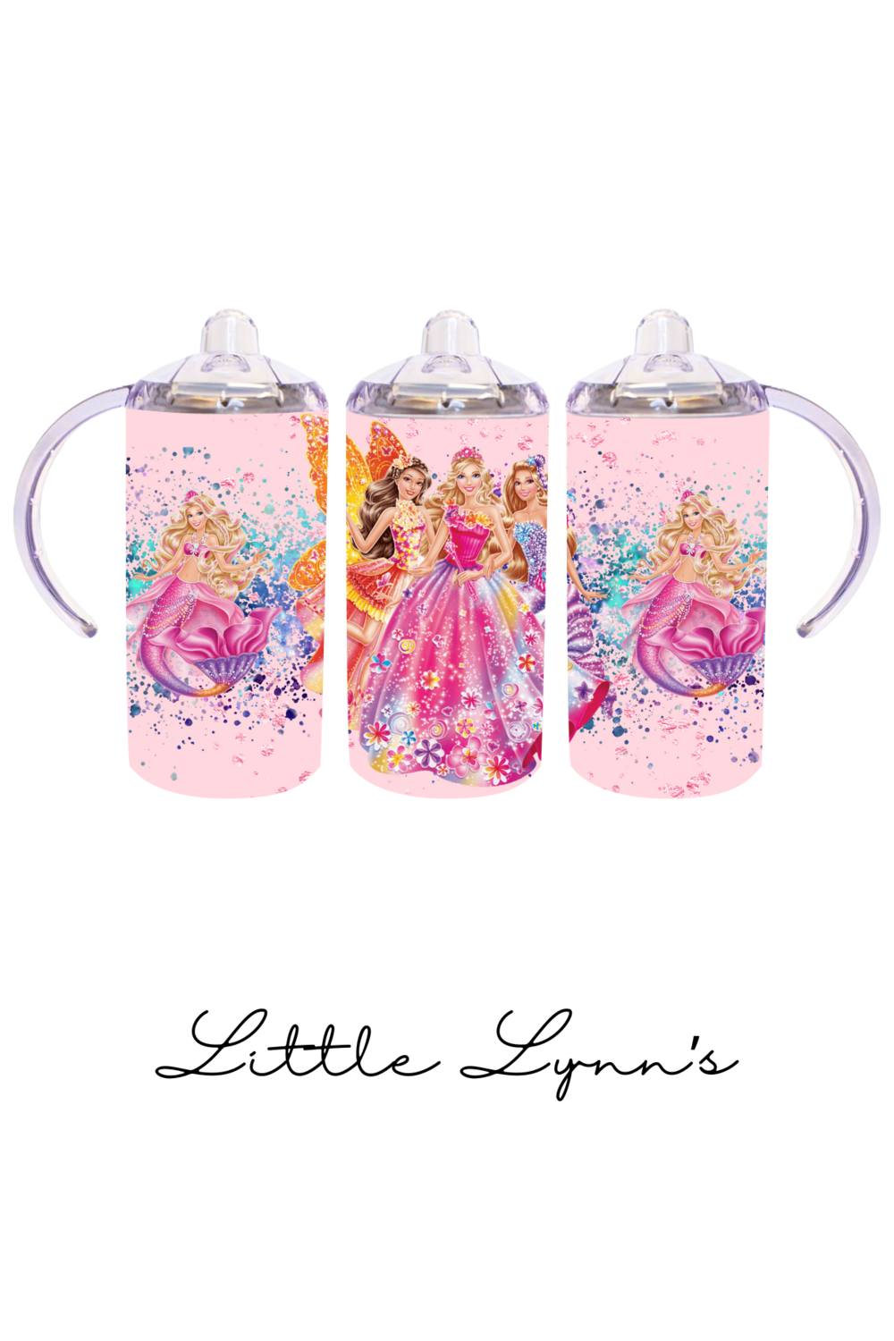 Mermaid &amp; Princess Dolls 12oz Tumber