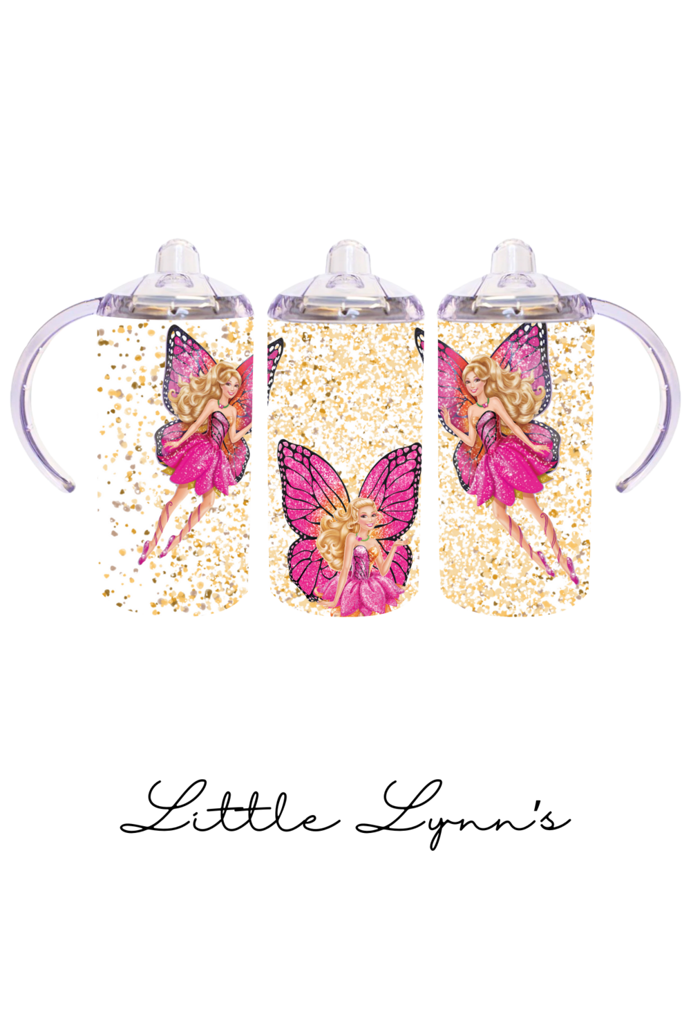 Yellow Sparkle Fairy 12oz Tumbler