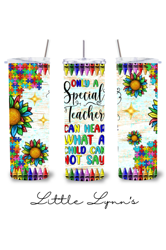 Autism Teacher 20oz Tumbler