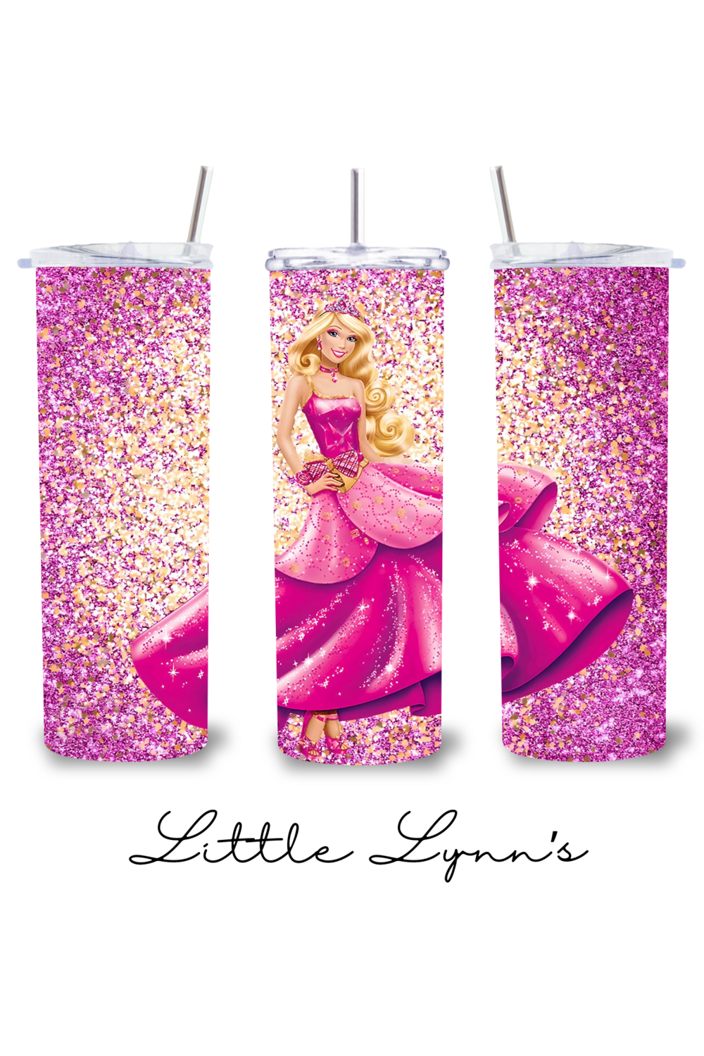 Sparkle Princess Doll 20oz Tumbler