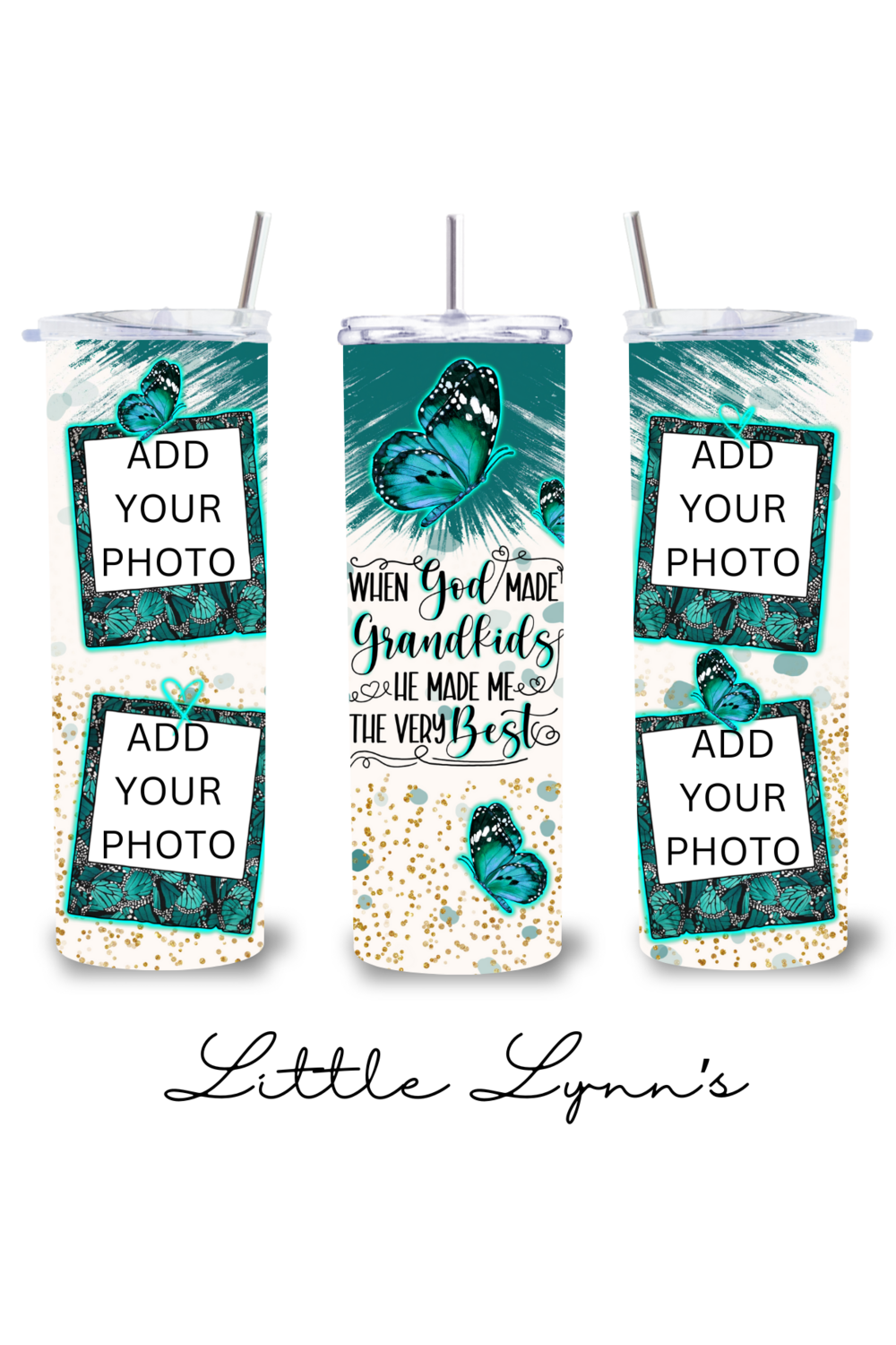 Personalized Grandkids 20oz Tumbler