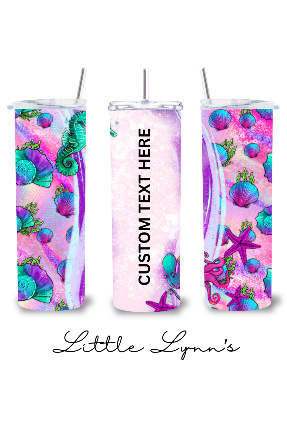 Personalized Mermaid 20oz Tumbler