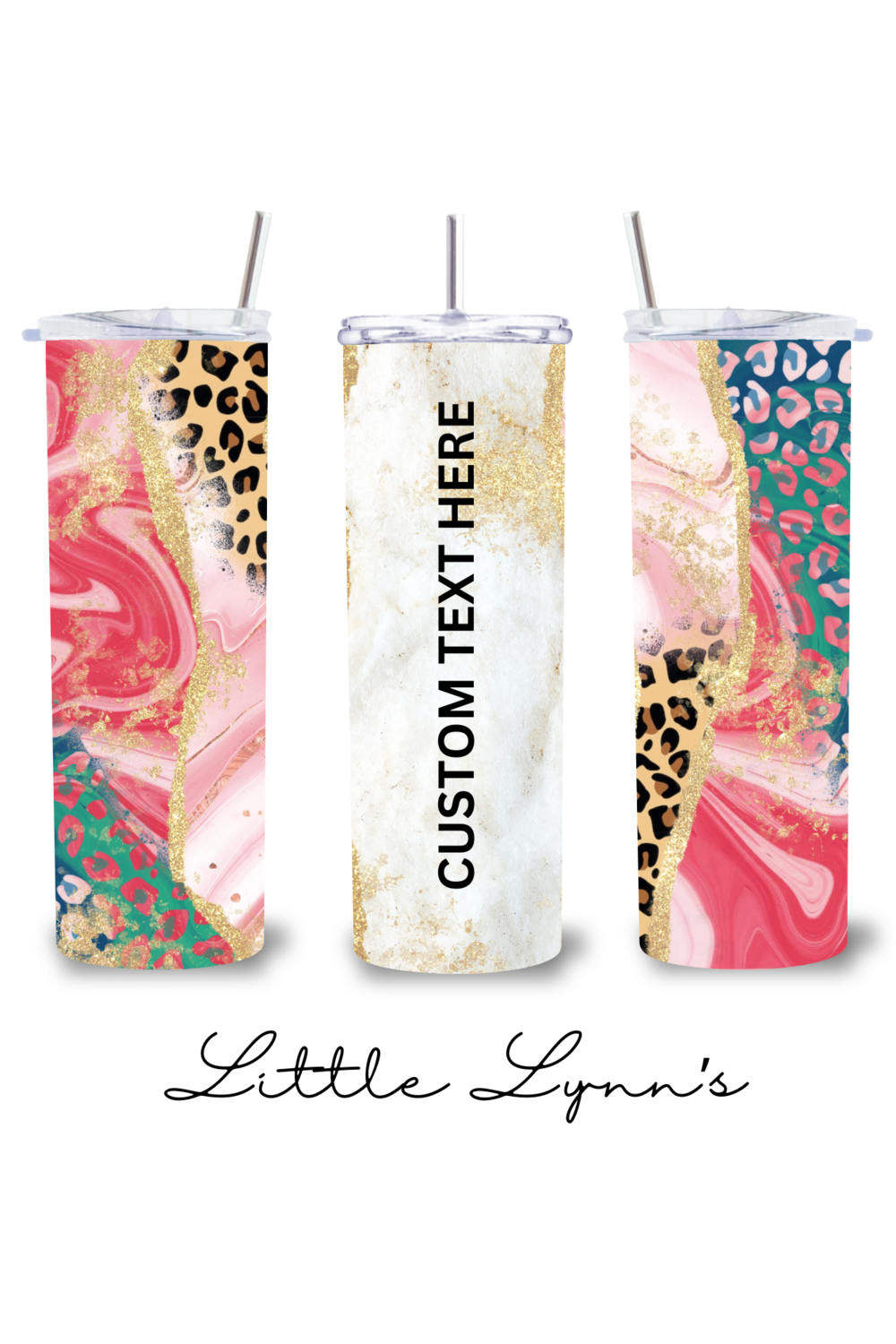 Pink Leopard 20oz Tumbler