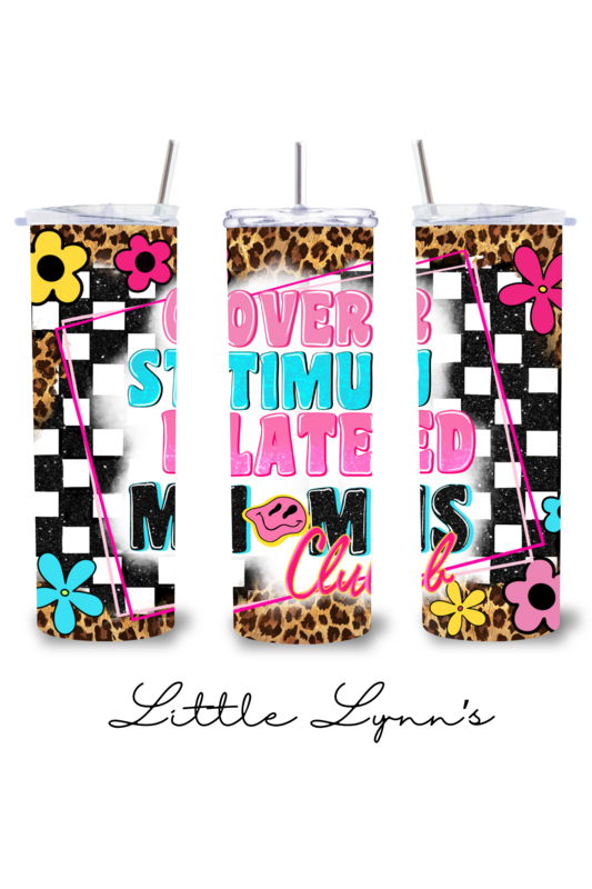 Overstimulated Moms Club 20oz Tumbler