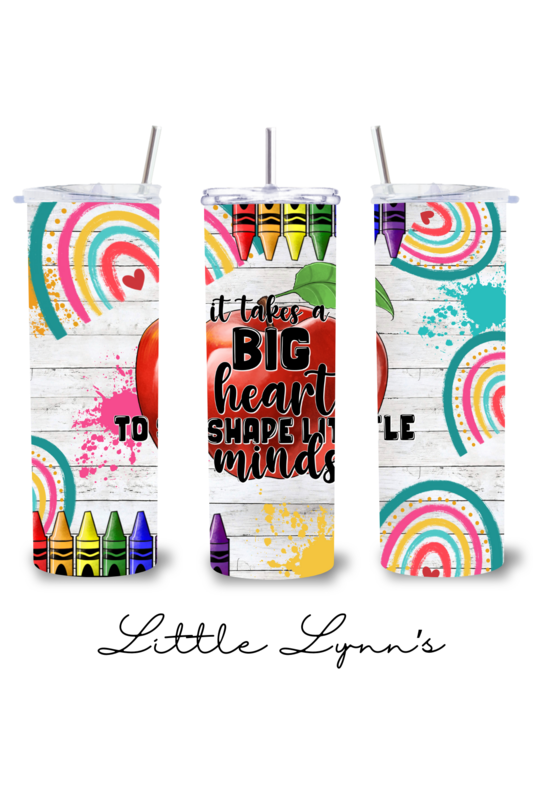 Big Heart Shaping Little Minds 20oz Tumbler