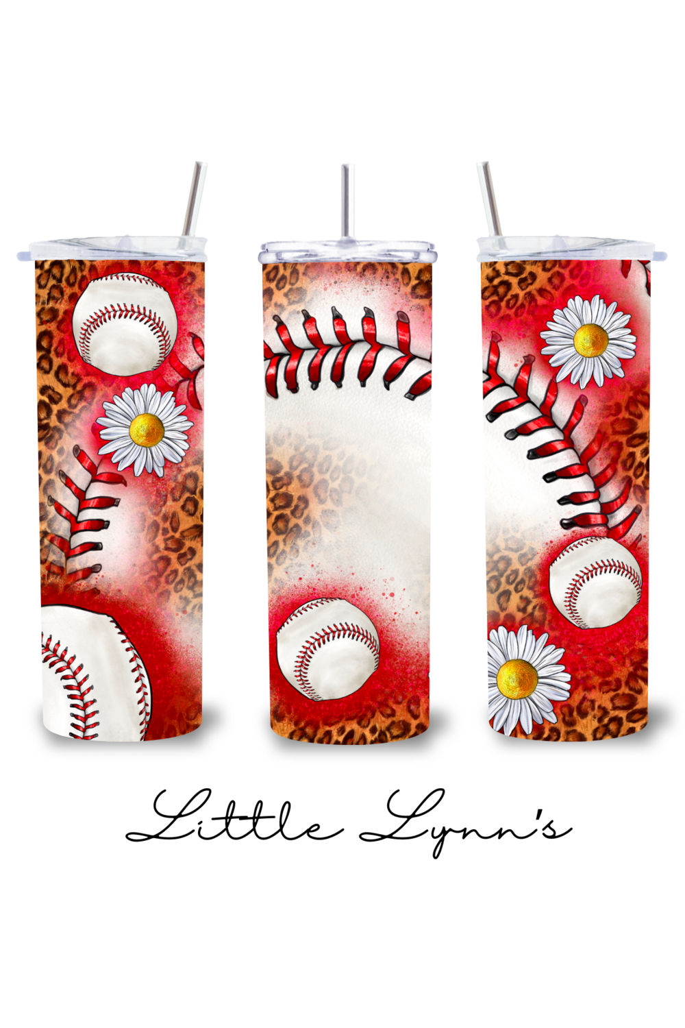 Baseball &amp; Daisies 20oz Tumbler