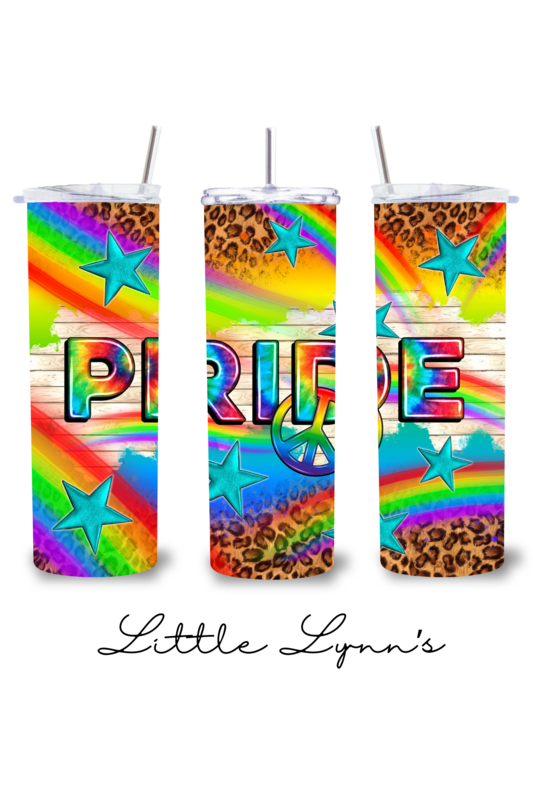 Pride Leopard 20oz Tumbler