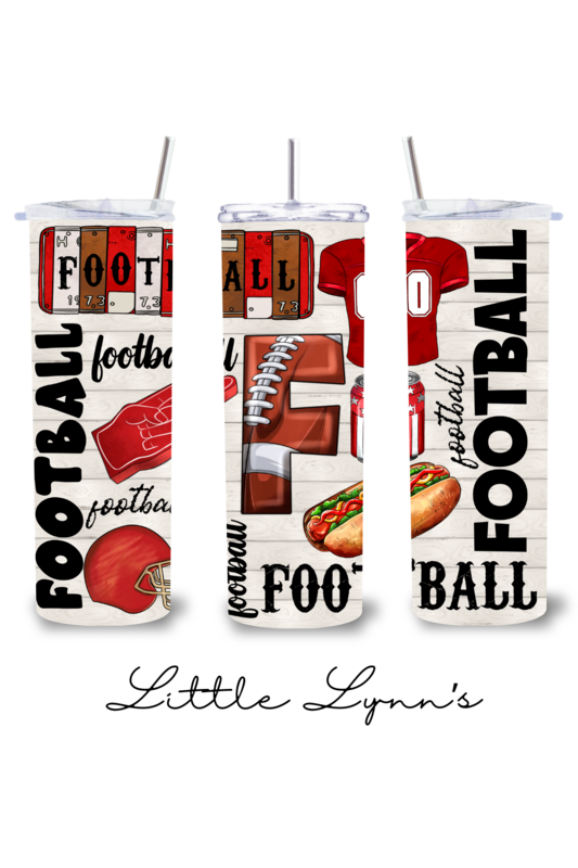 &#39;F&#39; is for Football 20oz Tumbler