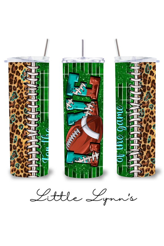 For The Love Of The Game - Football 20oz Tumbler