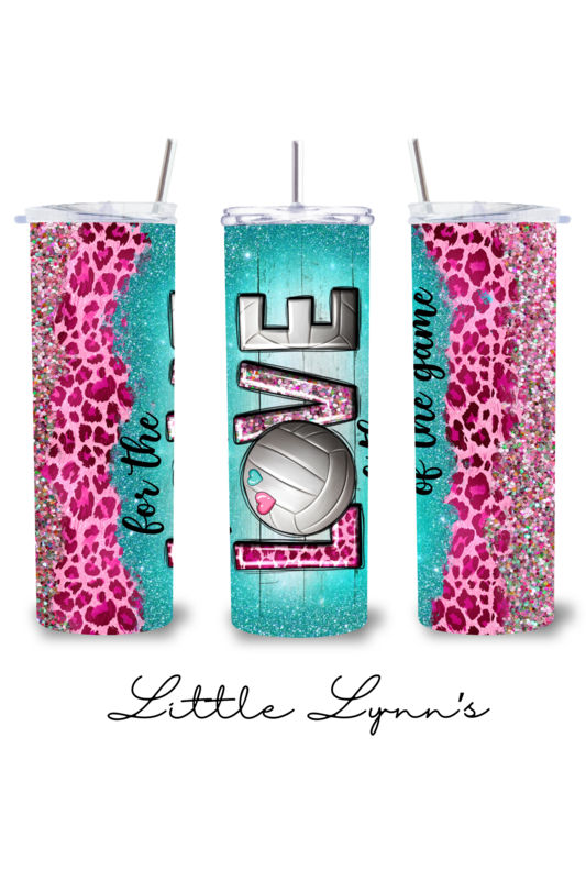 For The Love Of The Game - Volleyball 20oz Tumbler