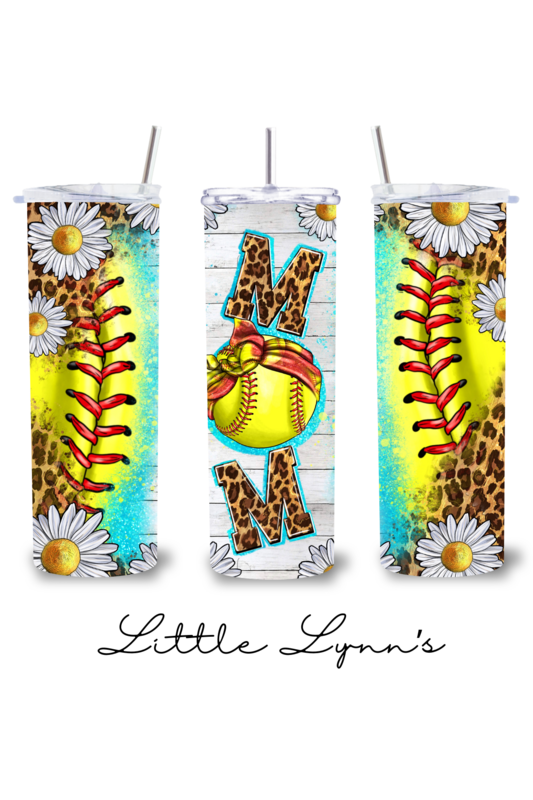 Softball Mom 20oz Tumbler