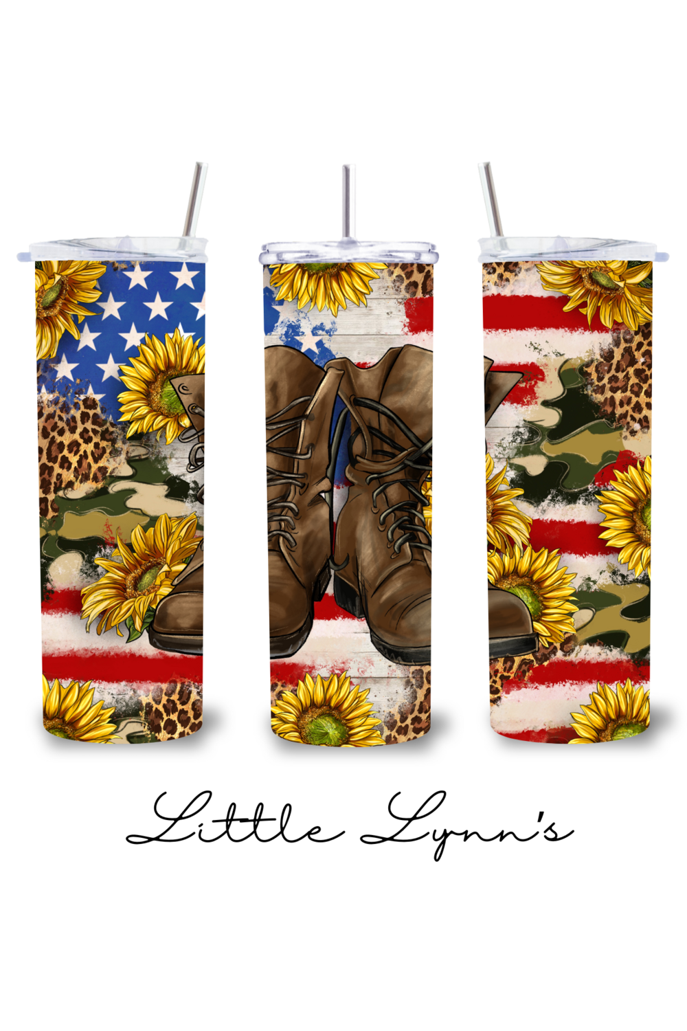 Boots &amp; Sunflowers 20oz Tumbler