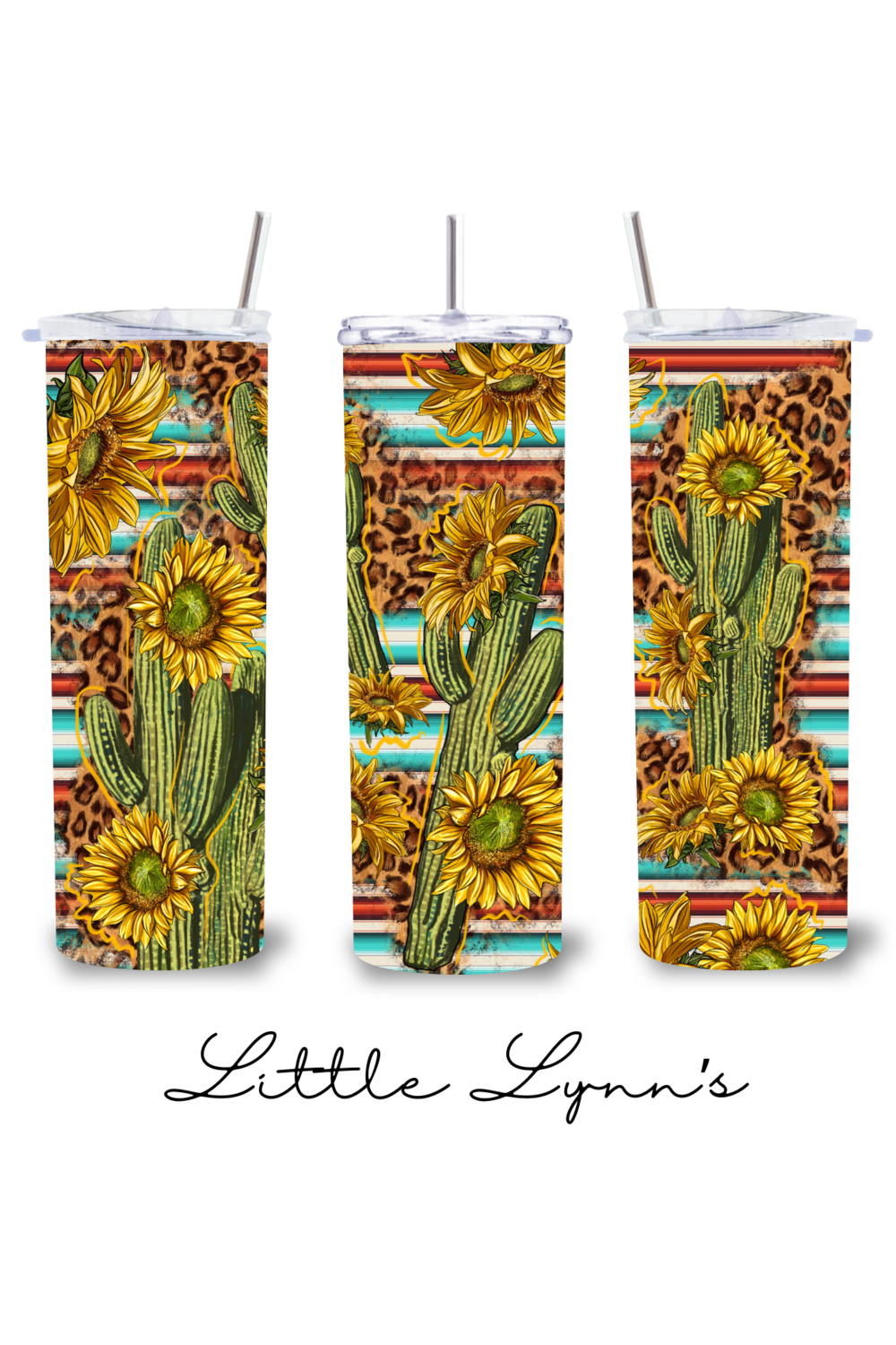Cactus &amp; Sunflowers 20oz Tumbler