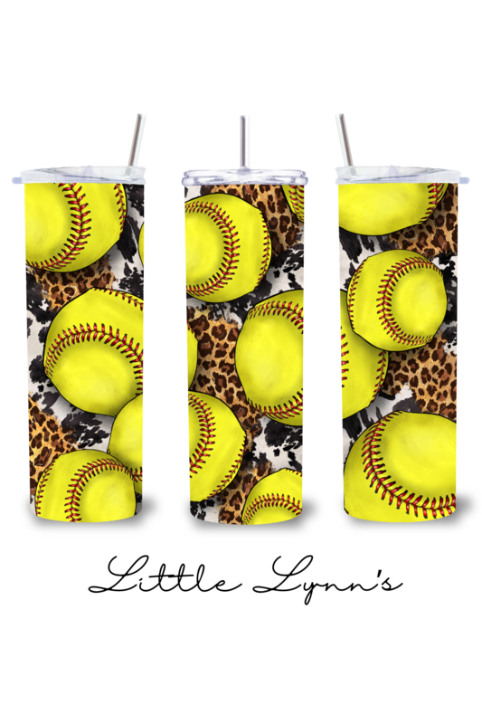 Softballs 20oz Tumbler