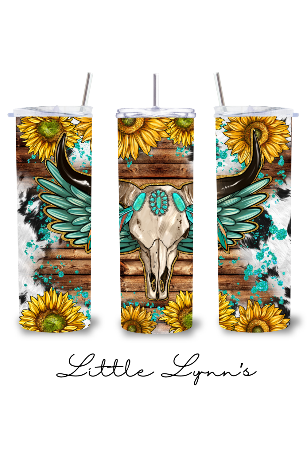 Western Skull 20oz Tumbler