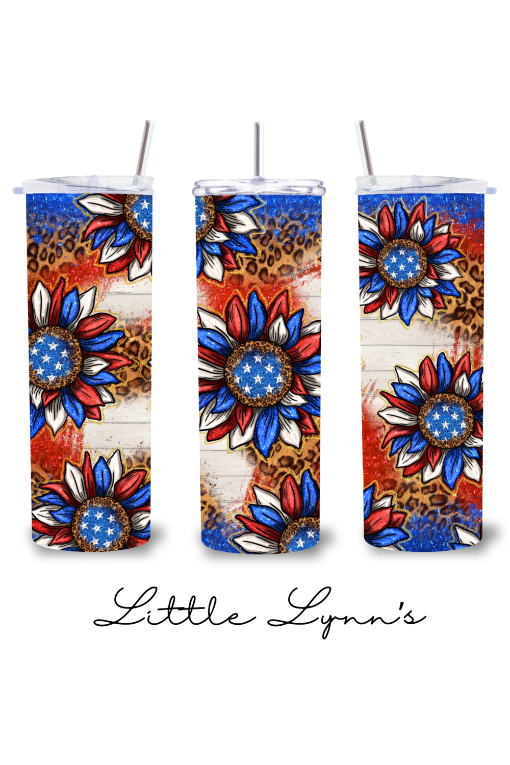 Patriotic Sunflowers 20oz Tumbler