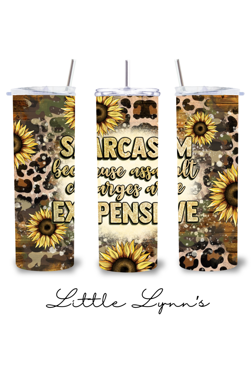 Sarcasm &amp; Assault Charges 20oz Tumbler