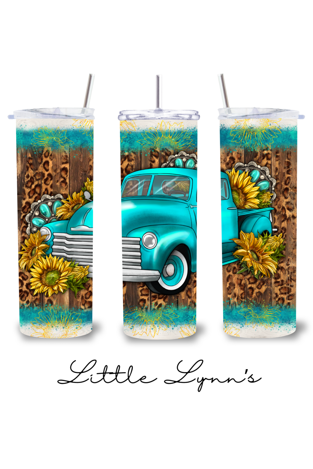 Sunflower Truck 20oz Tumbler