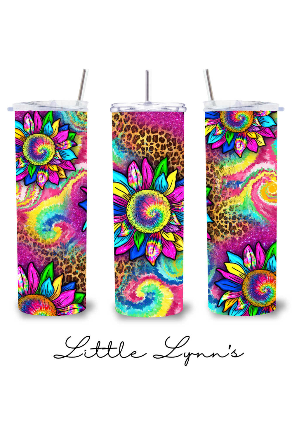 Tie-Dye Sunflowers 20oz Tumbler