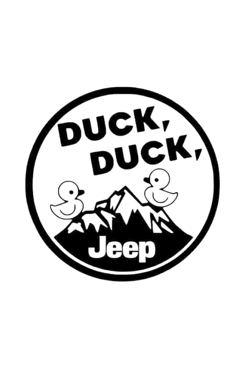 Duck Duck Jeep Decal