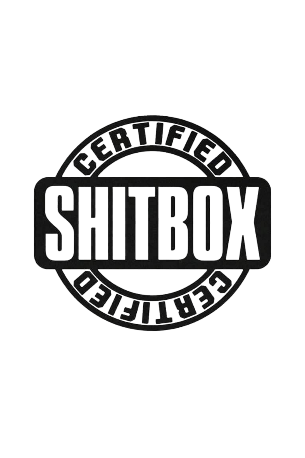 Certified Shitbox Decal