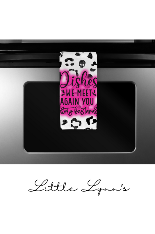 Dirty Dishes Hand Towel
