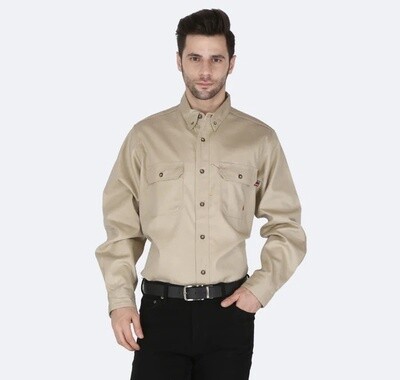 FORGE MEN'S FR SOLID BUTTON L/S SHIRT | FORGE FR MFRLB2PS-024
