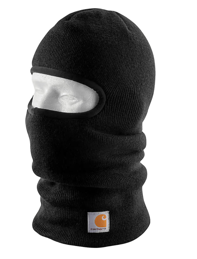 CARHARTT KNIT INSULATED FACE MASK -104485, Color: BLK-BLACK, Size: OSFA