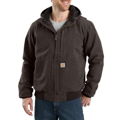 CARHARTT FULL SWING LOOSE FIT WASHED DUCK FLEECE-LINED ACTIVE JAC - 2 WARMER RATING