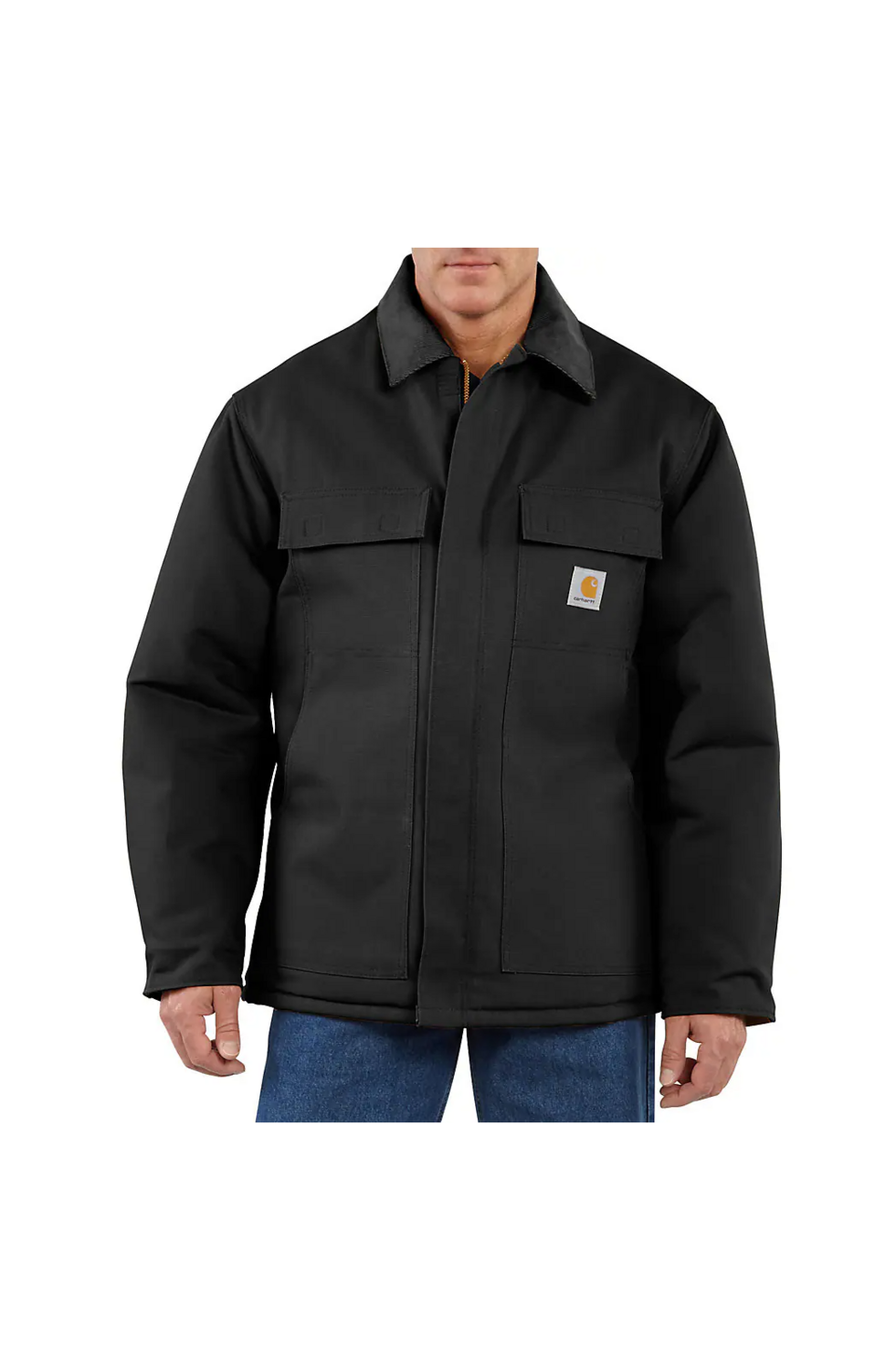 CARHARTT MEN'S LOOSE FIT FIRM DUCK INSULATED TRADITIONAL COAT - 3 WARMEST RATING