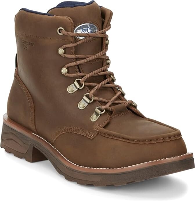 TONY LAMA CONDUCTOR 6-INCH COMPOSITE TOE WORK BOOT
