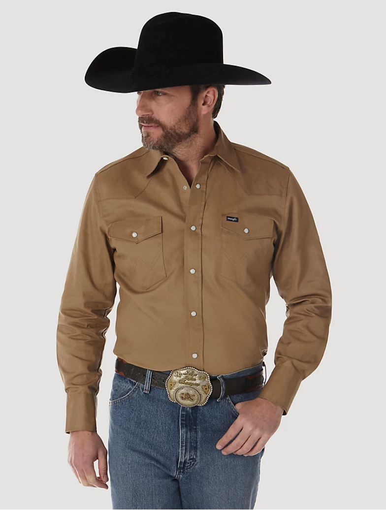 COWBOY CUT® FIRM FINISH LONG  WESTERN SNAP SHIRT -MS71519
