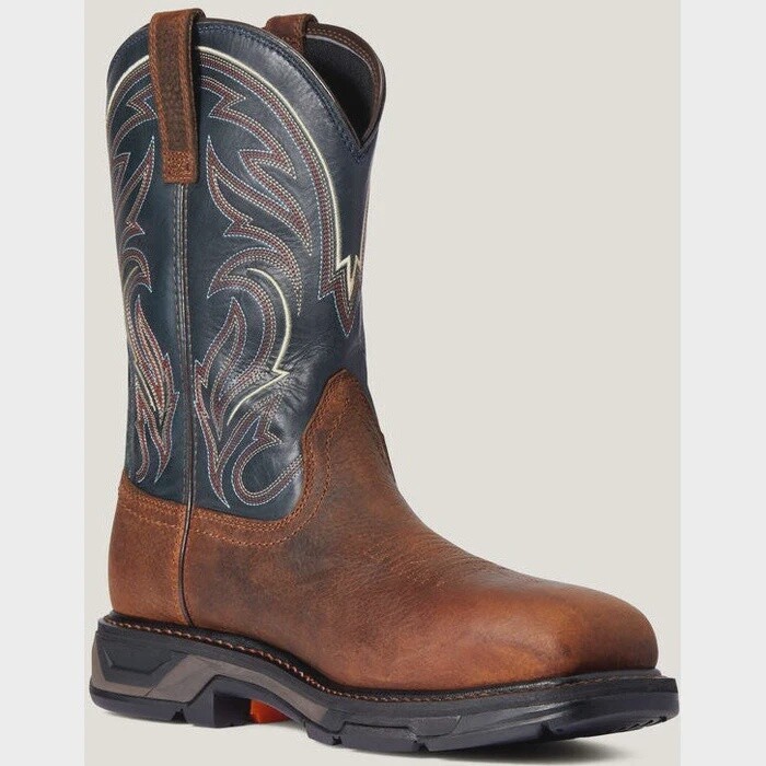 ARIAT MENS WORKHOG XT COTTONWOOD WIDE SQUARE TOE COMPOSITE PULL UP