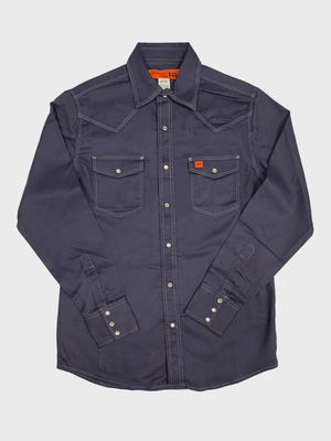 WRANGLER MEN'S FR 20X SNAP WESTERN WORK SHIRT 112319172
