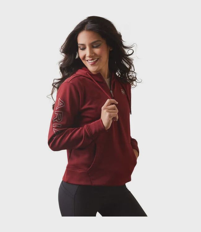 ARIAT TEK 1/2 ZIP HOODIE