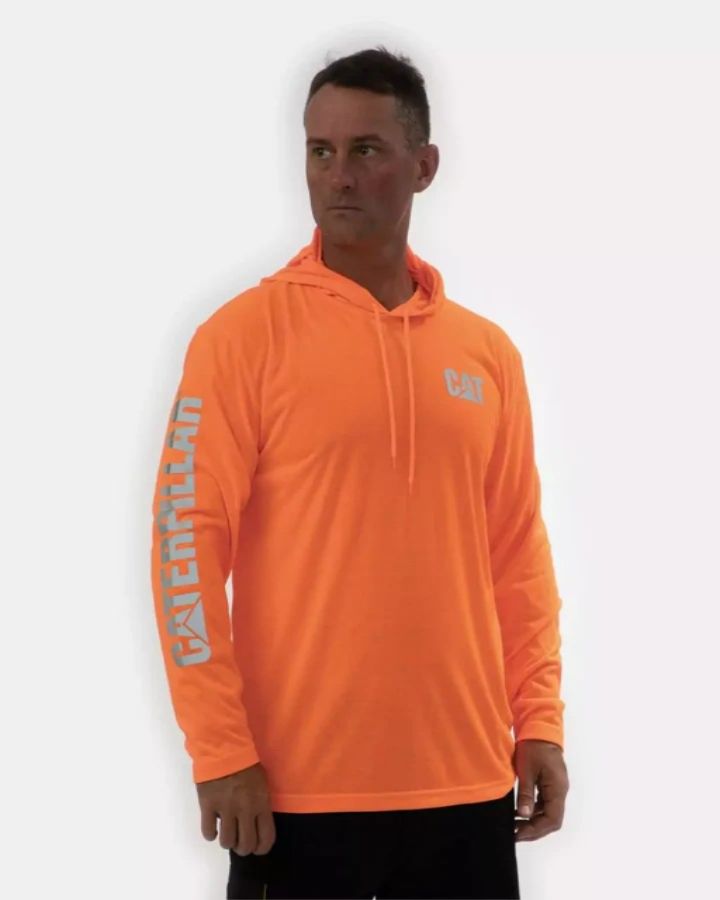 CAT MEN'S HI-VIS LONG SLEEVE TSHIRT