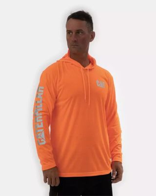 CAT MEN'S HI-VIS LONG SLEEVE TSHIRT