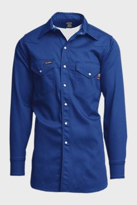 LAPCO FR UNIFORM SHIRT 7 OZ. 100% COTTON SNAPS