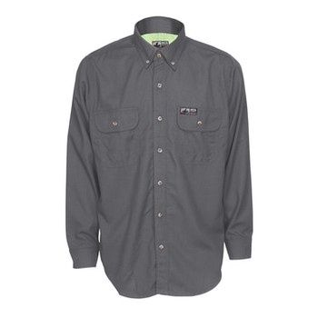 SUMMIT BREEZE MEN'S  5.5 OUNCE FR VENTED SHIRT - GRAY